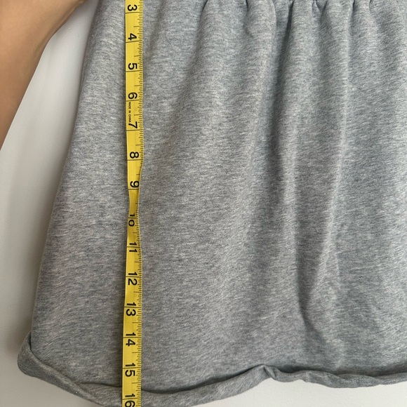 Umgee Gray Drawstring Sweat Skirt Casual Size Small EUC - Picture 5 of 5